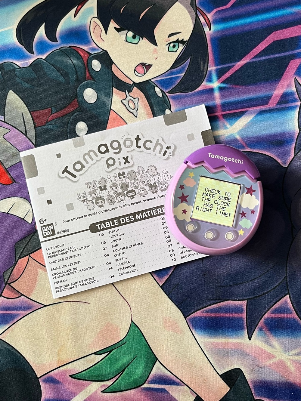 Tamagotchi Pix Purple Sky